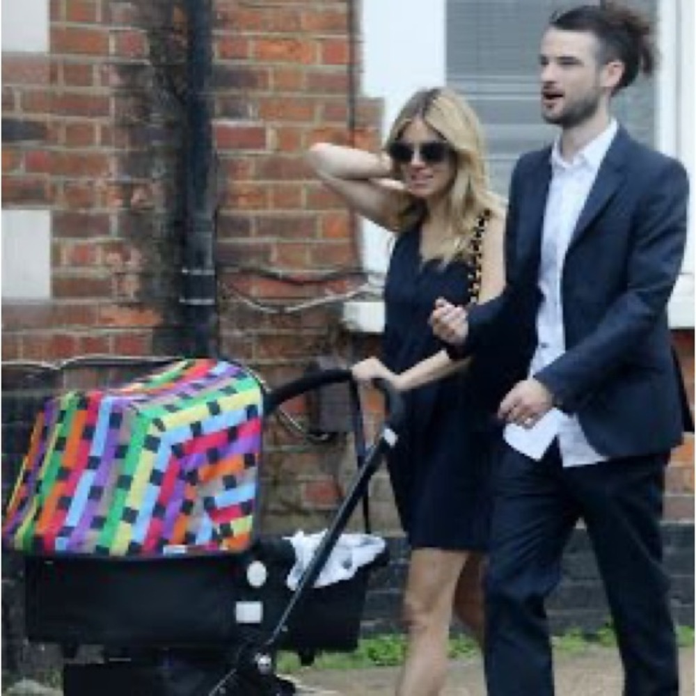 Bugaboo Cameleon 1 Bassinet And Canopy Hood Cover Collaboration Missoni Rainbow - Picture 10 of 14